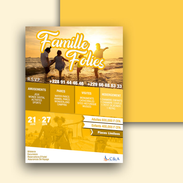 Flyer C&A Travel Famille Folies 1