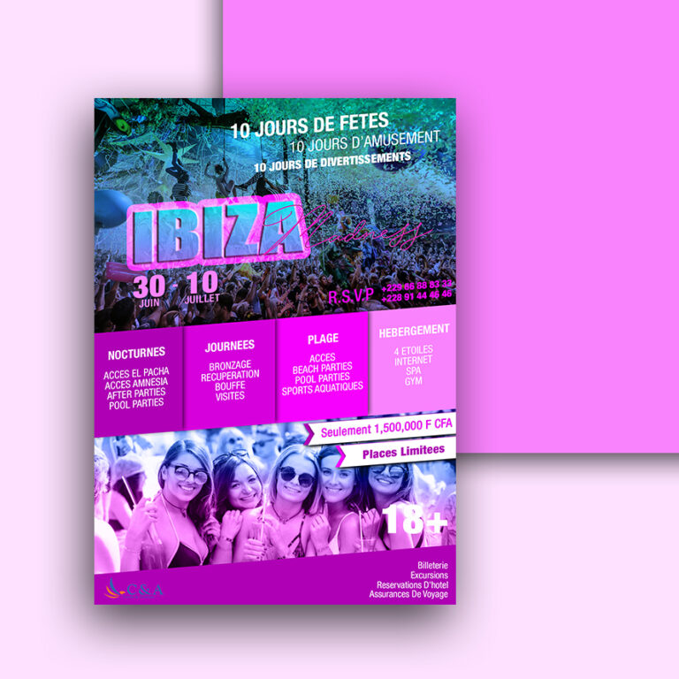 Flyer C&A Travel Ibiza Madness 1